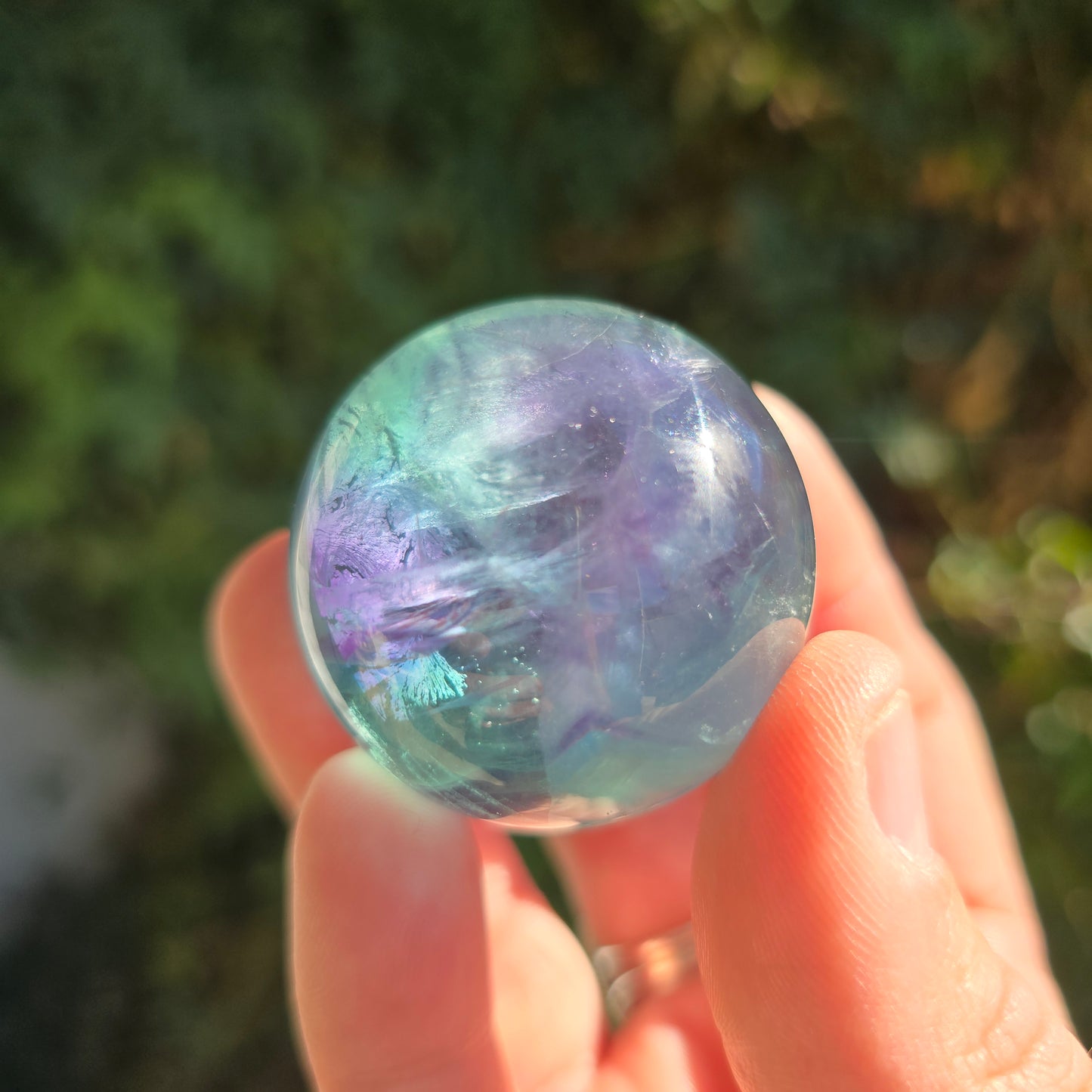 Fluorite sphere