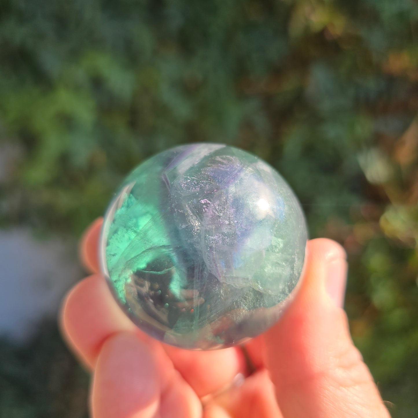Fluorite sphere