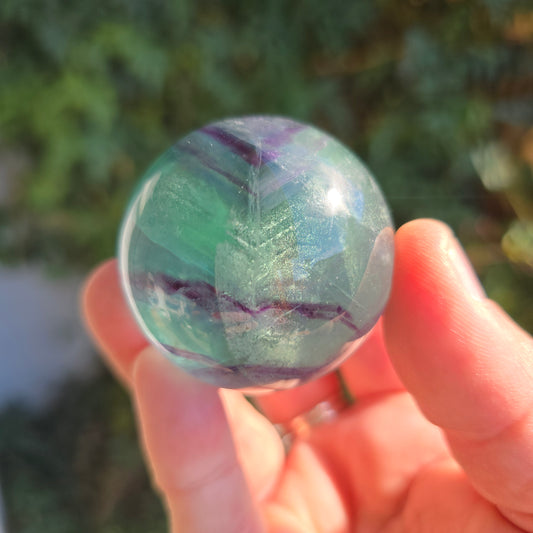 Fluorite sphere