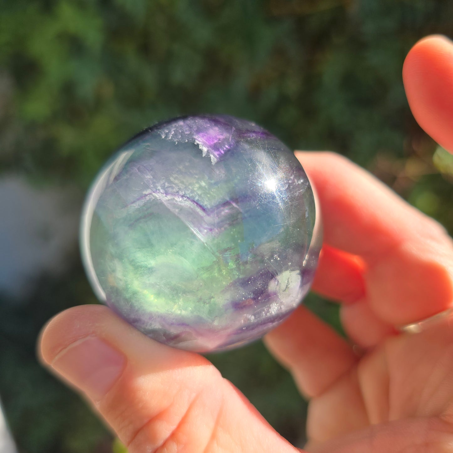 Fluorite sphere