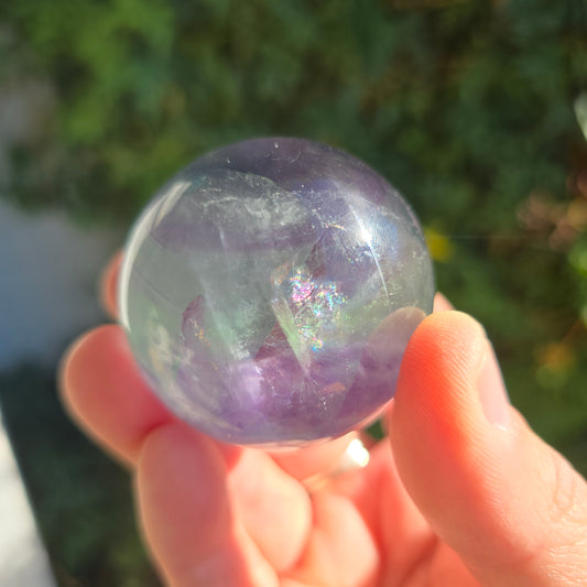 Fluorite sphere