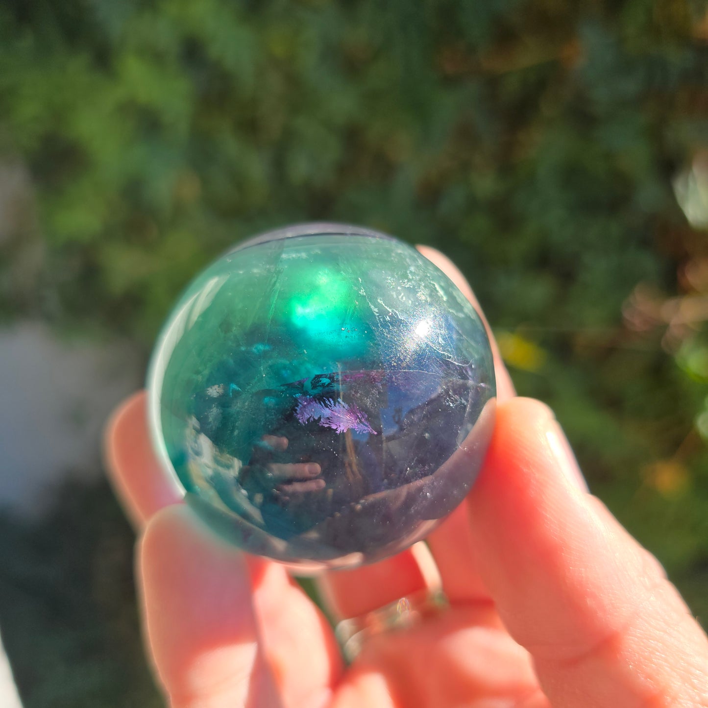 Fluorite sphere