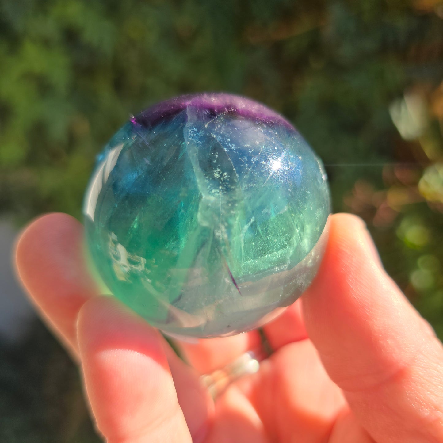 Fluorite sphere