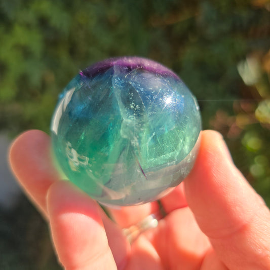 Fluorite sphere