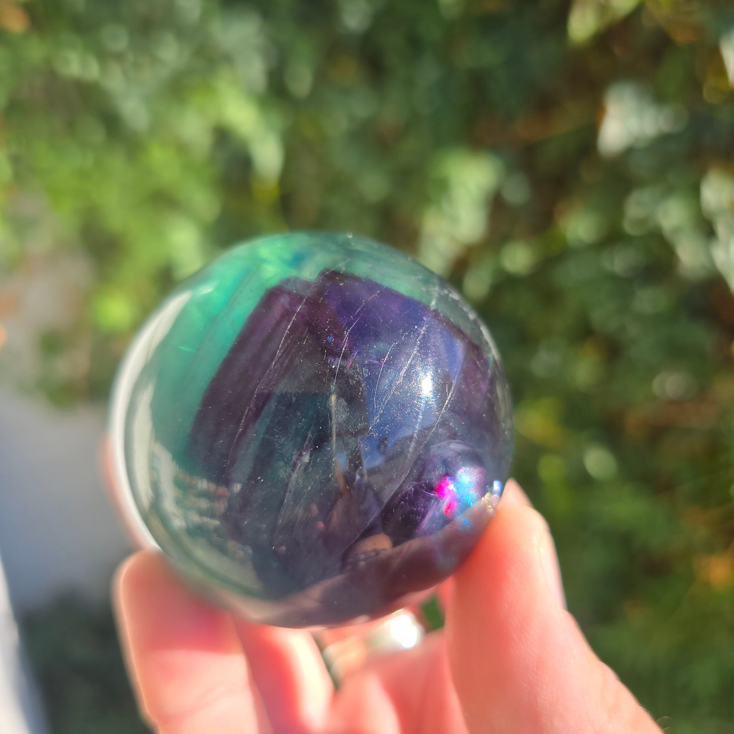Fluorite sphere