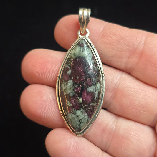 Eudialyte pendant
