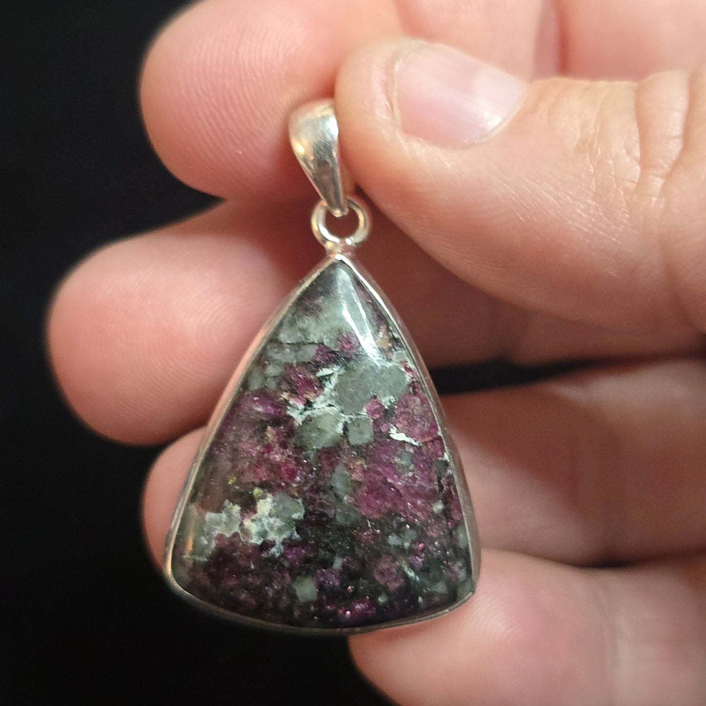 Eudialyte pendant