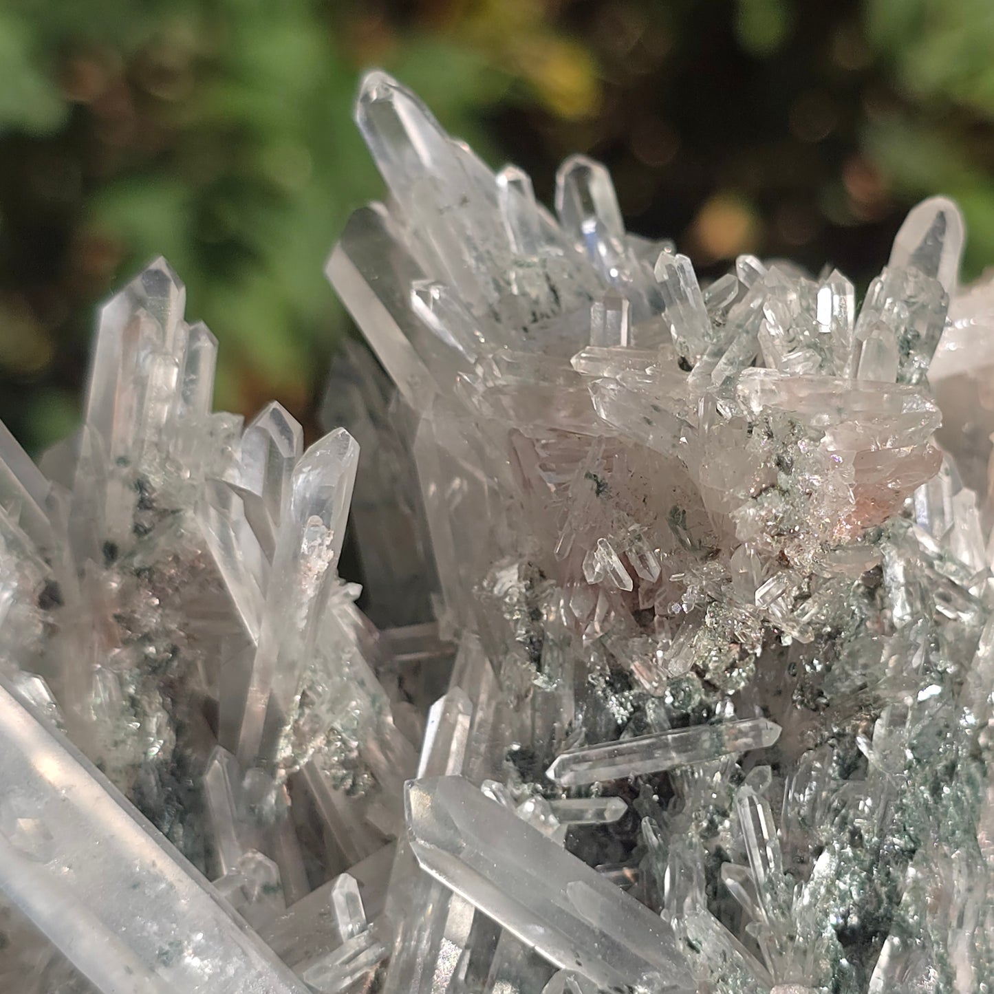 Colombian Lemurian Quartz w Fuchsite