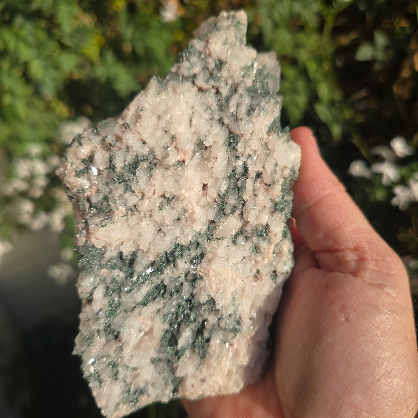 Colombian Lemurian Quartz w Fuchsite