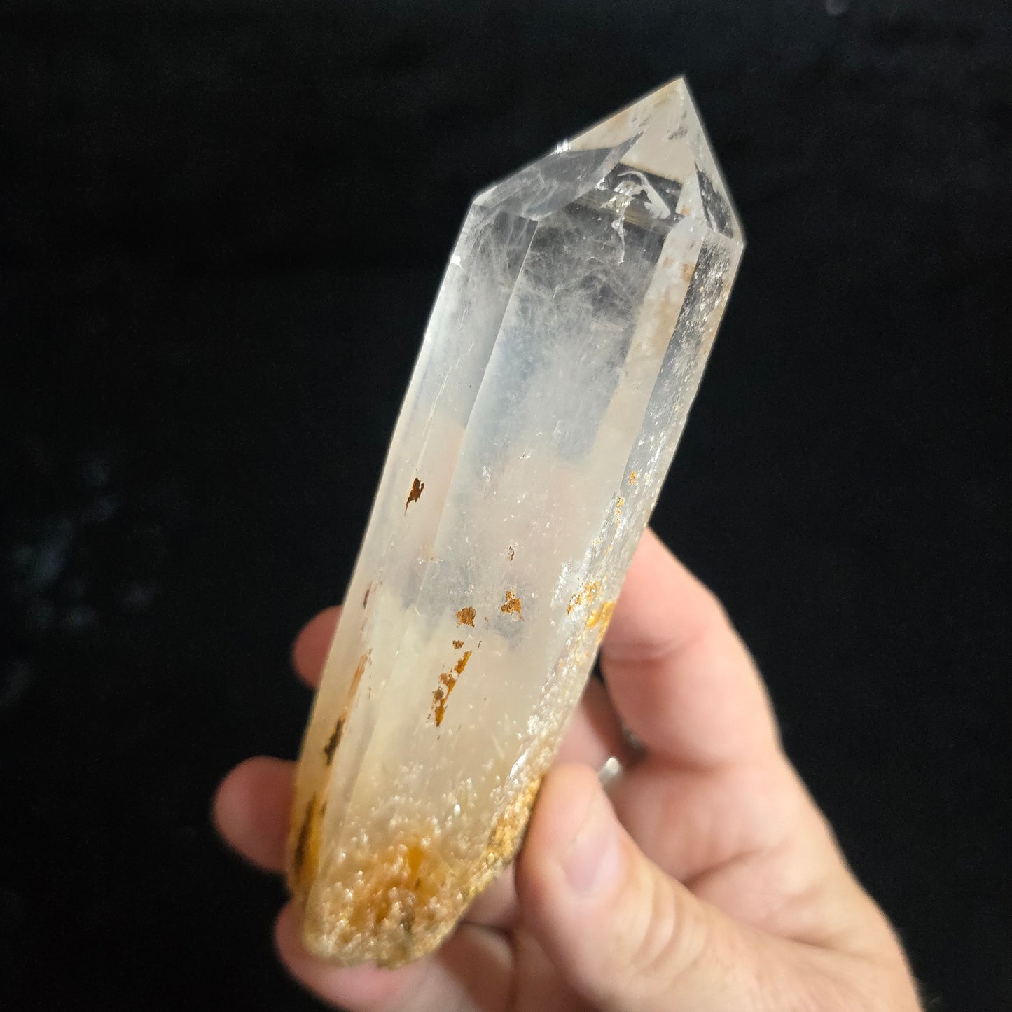 Colombian Blue smoke Lemurian Quartz