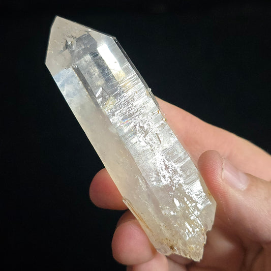 Colombian blue smoke Lemurian Quartz