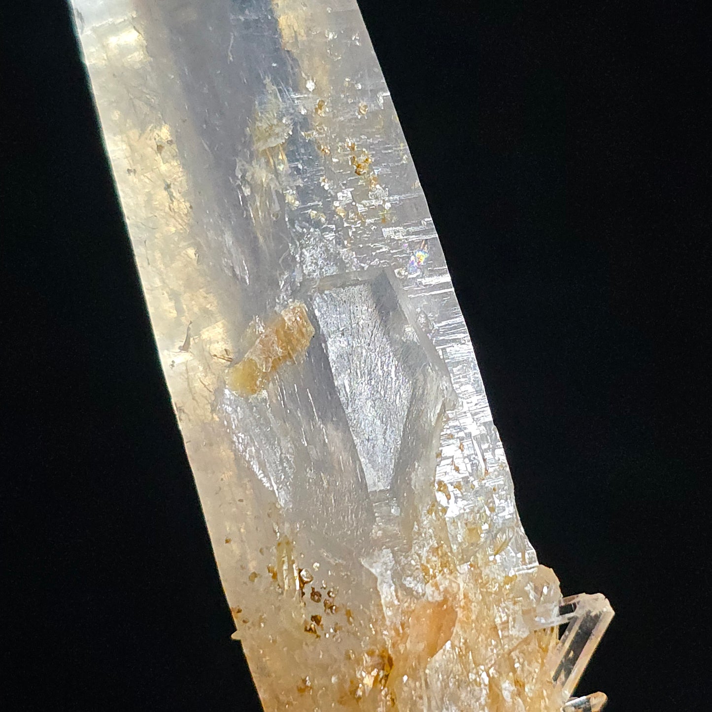 Colombian Blue smoke Lemurian Quartz