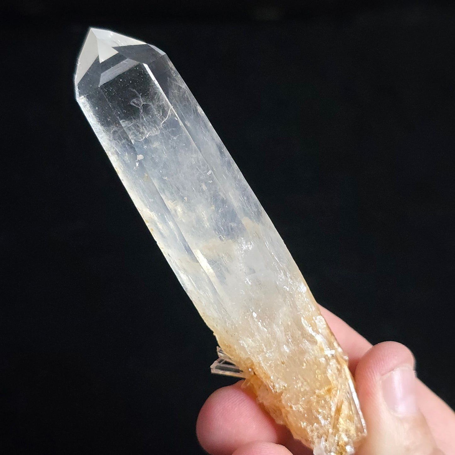 Colombian Blue smoke Lemurian Quartz