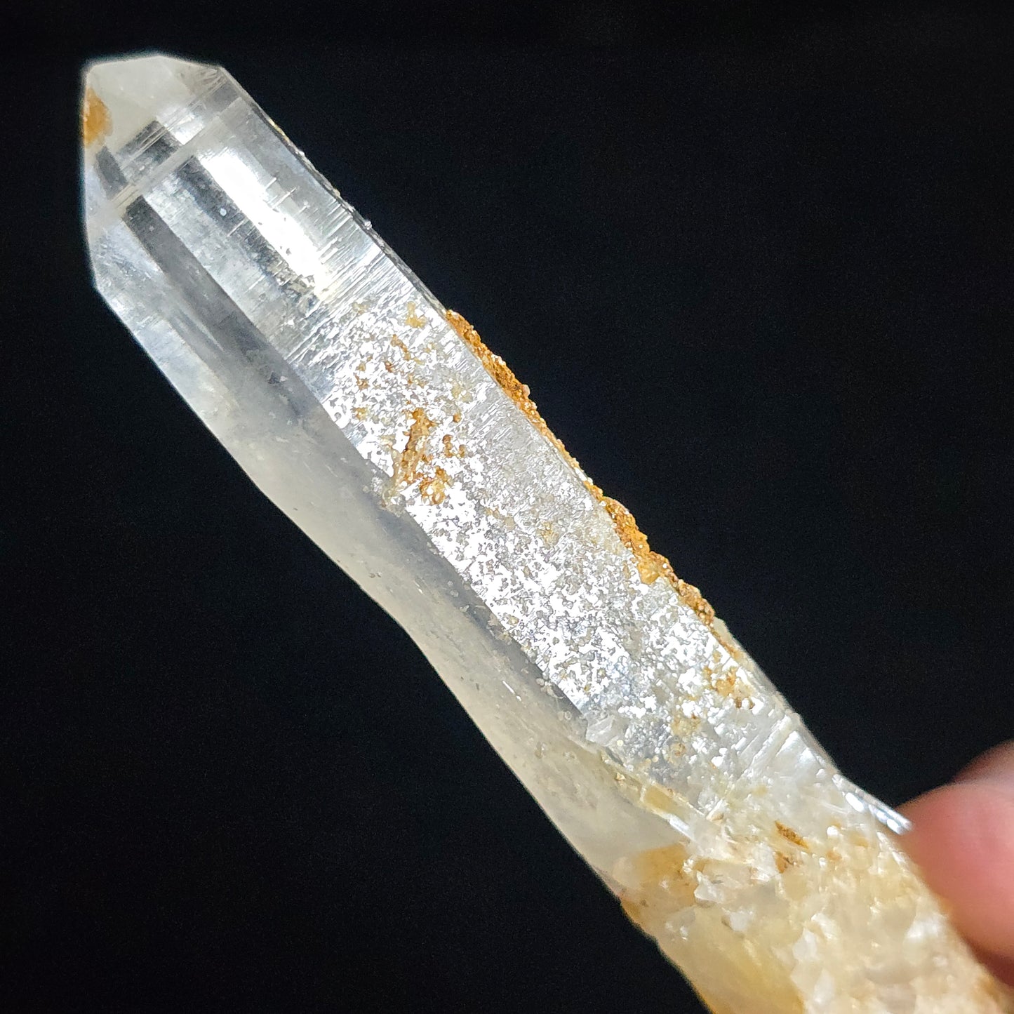 Colombian Blue smoke Lemurian Quartz
