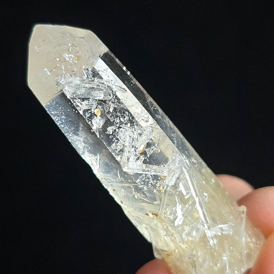 Colombian Blue smoke Lemurian Quartz