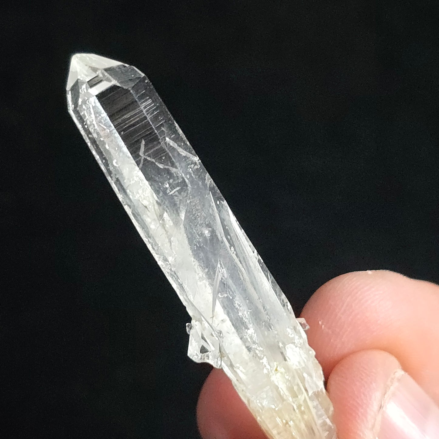 Colombian Blue smoke Lemurian Quartz