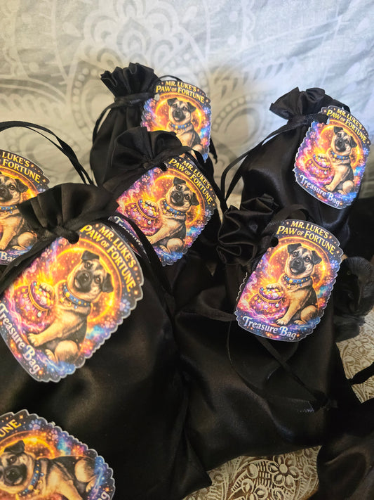 Mr Luke's Paw of Fortune treasure bag large