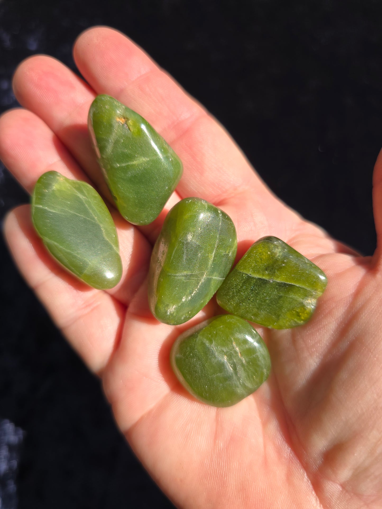 Vesuvianite tumble from Kenya