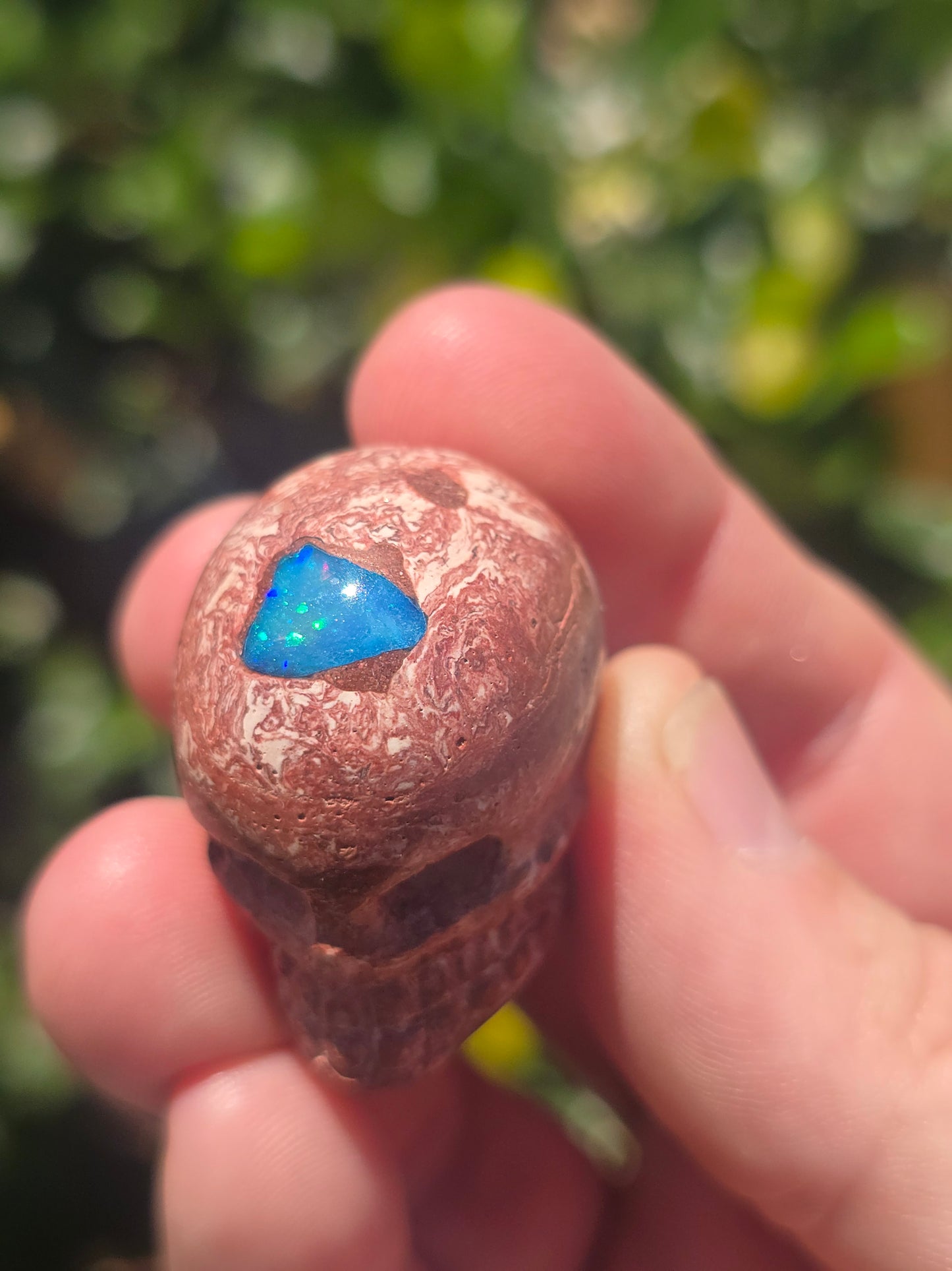 Fire Opal Skull Mexico