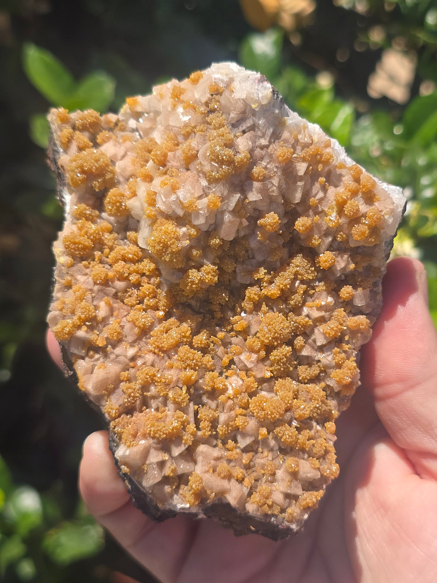 Mimetite w calcite Mexico