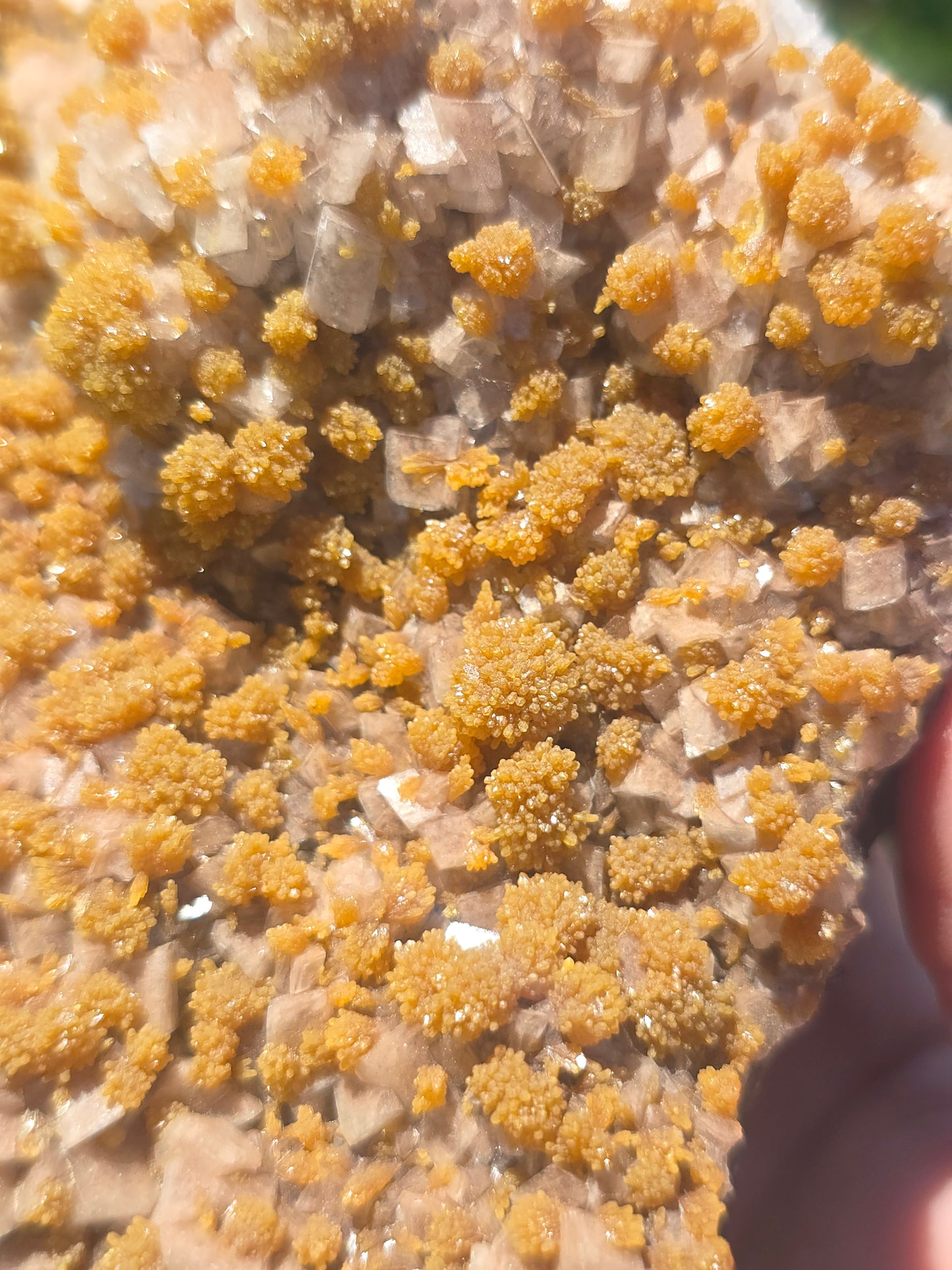 Mimetite w calcite Mexico