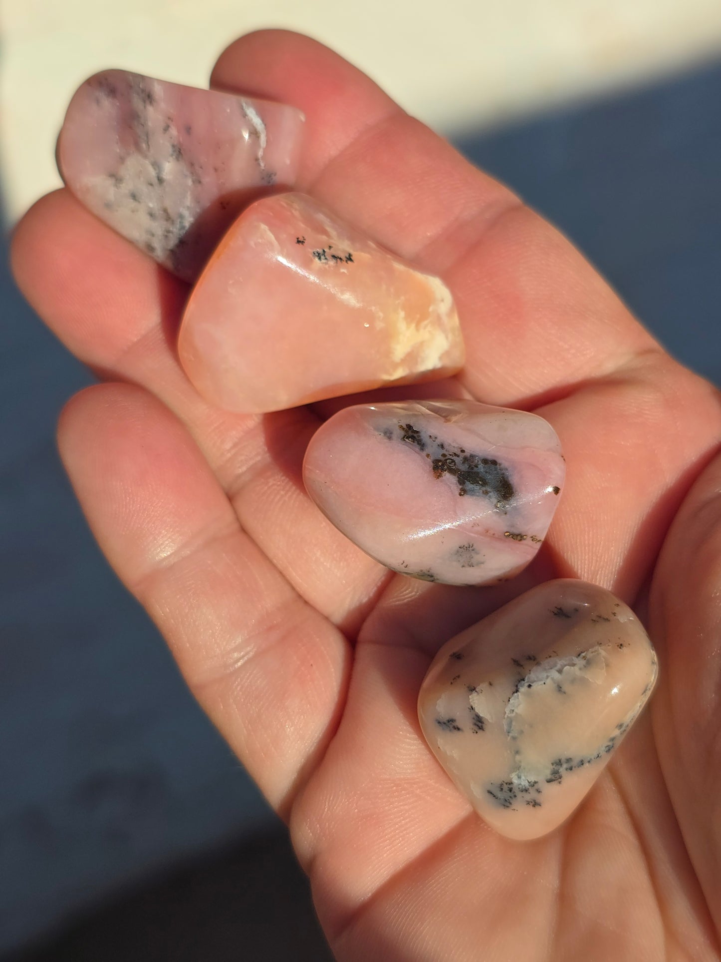 Pink Opal tumble