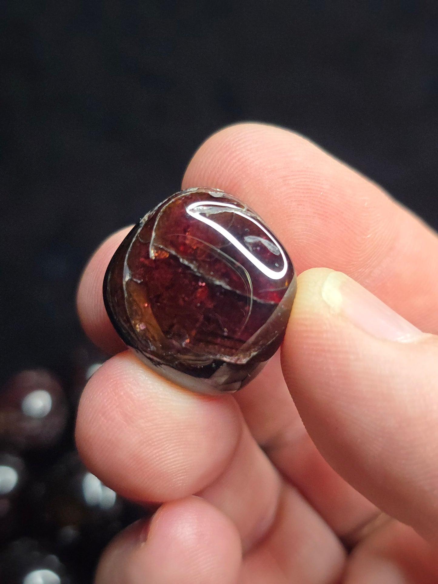 Red Garnet tumble