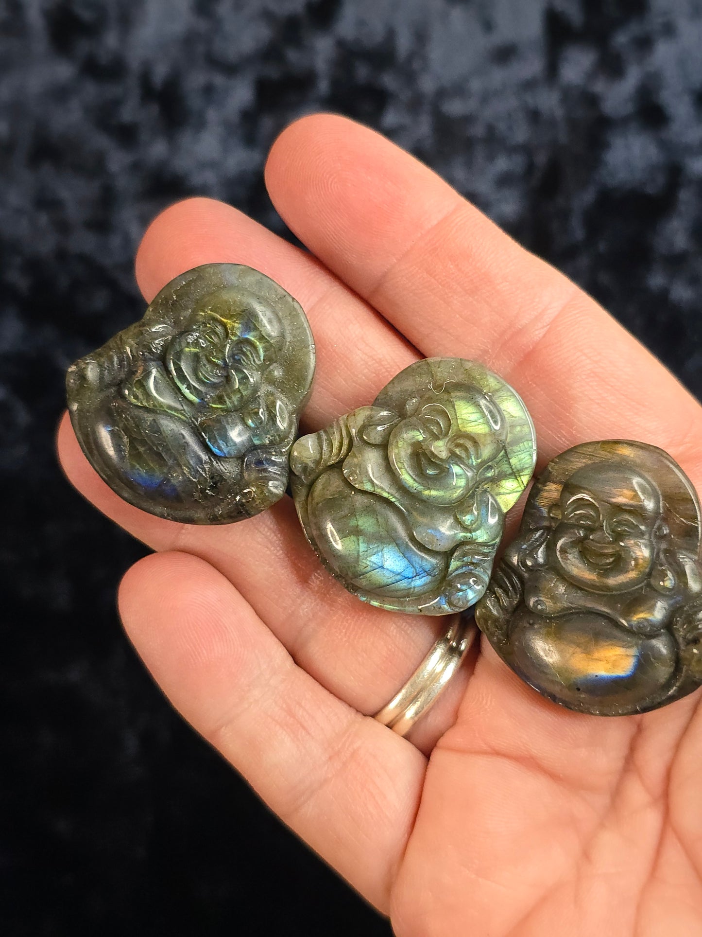 Labradorite buddha