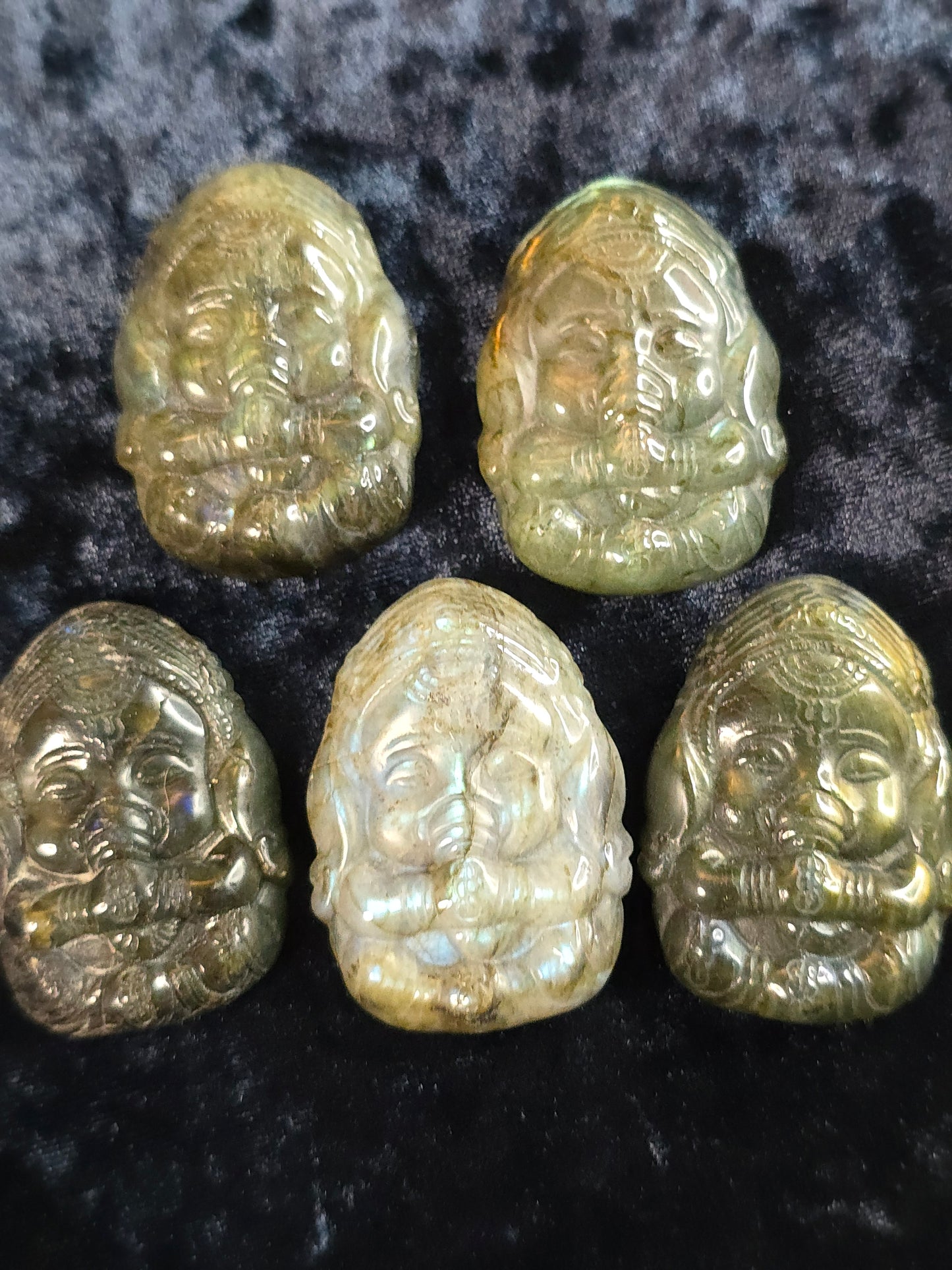 Labradorite Ganesh
