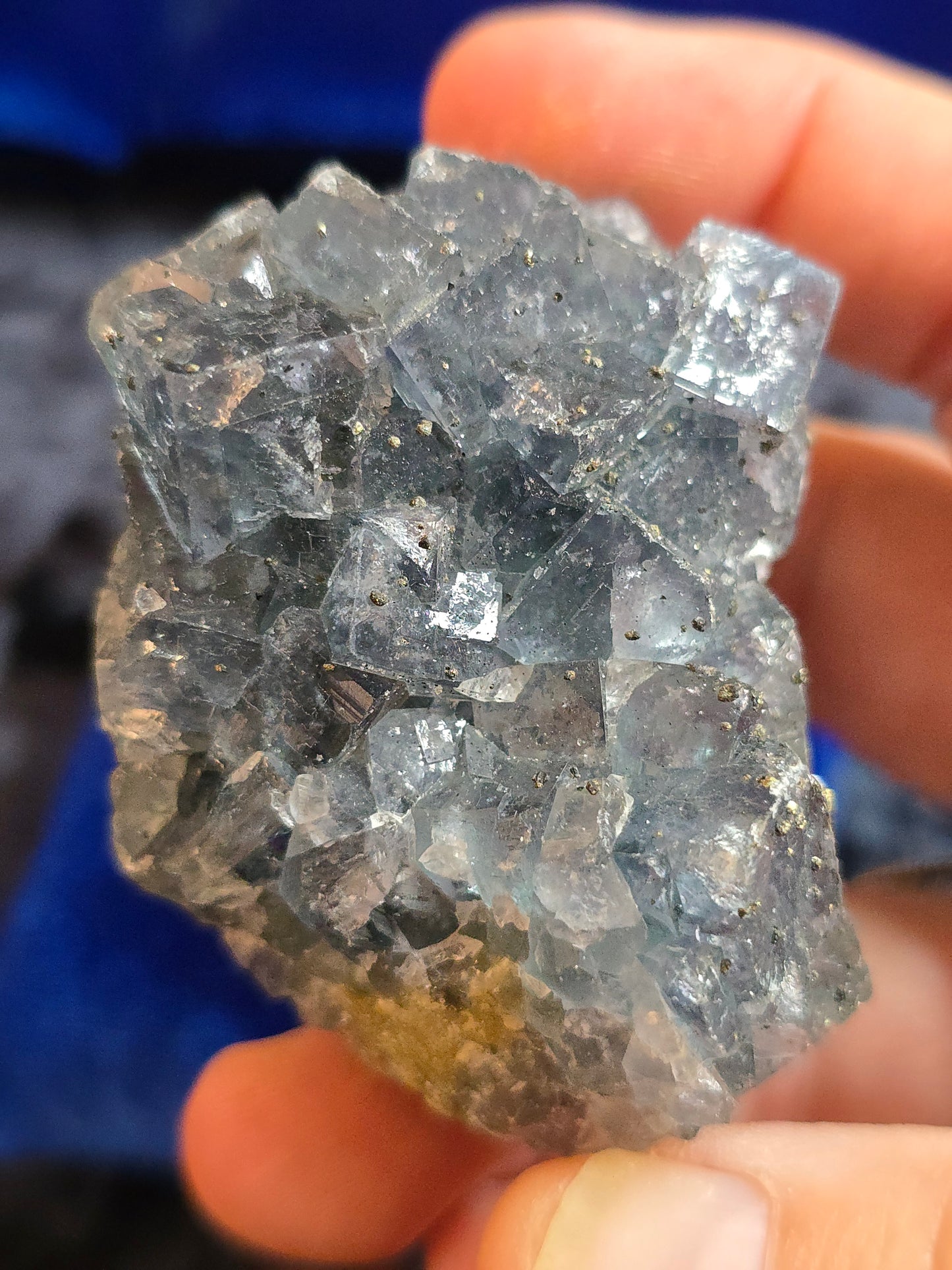 Blue Fluorite from Nigeria