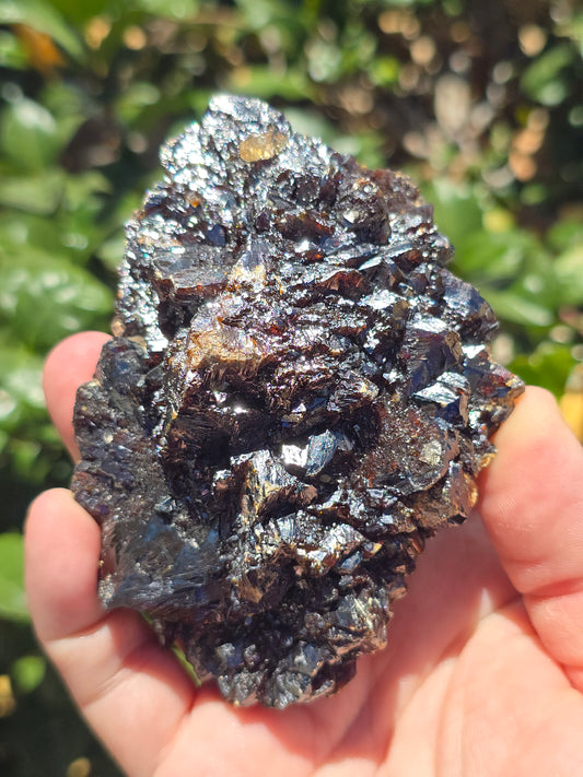 Sphalerite w calcite from Elmwood Mine Tennessee
