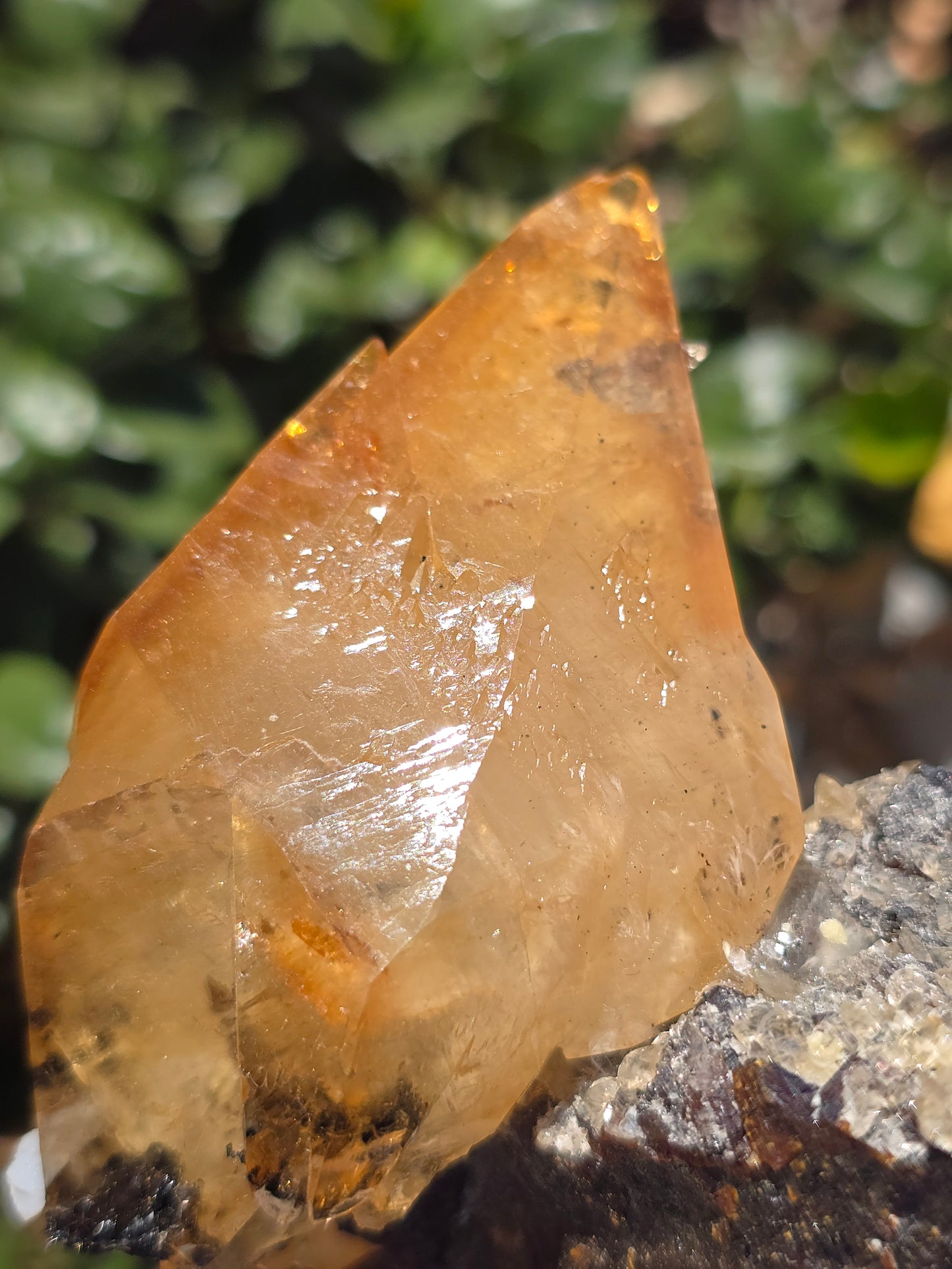 Sphalerite w Calcite from Elmwood Mine Tennessee