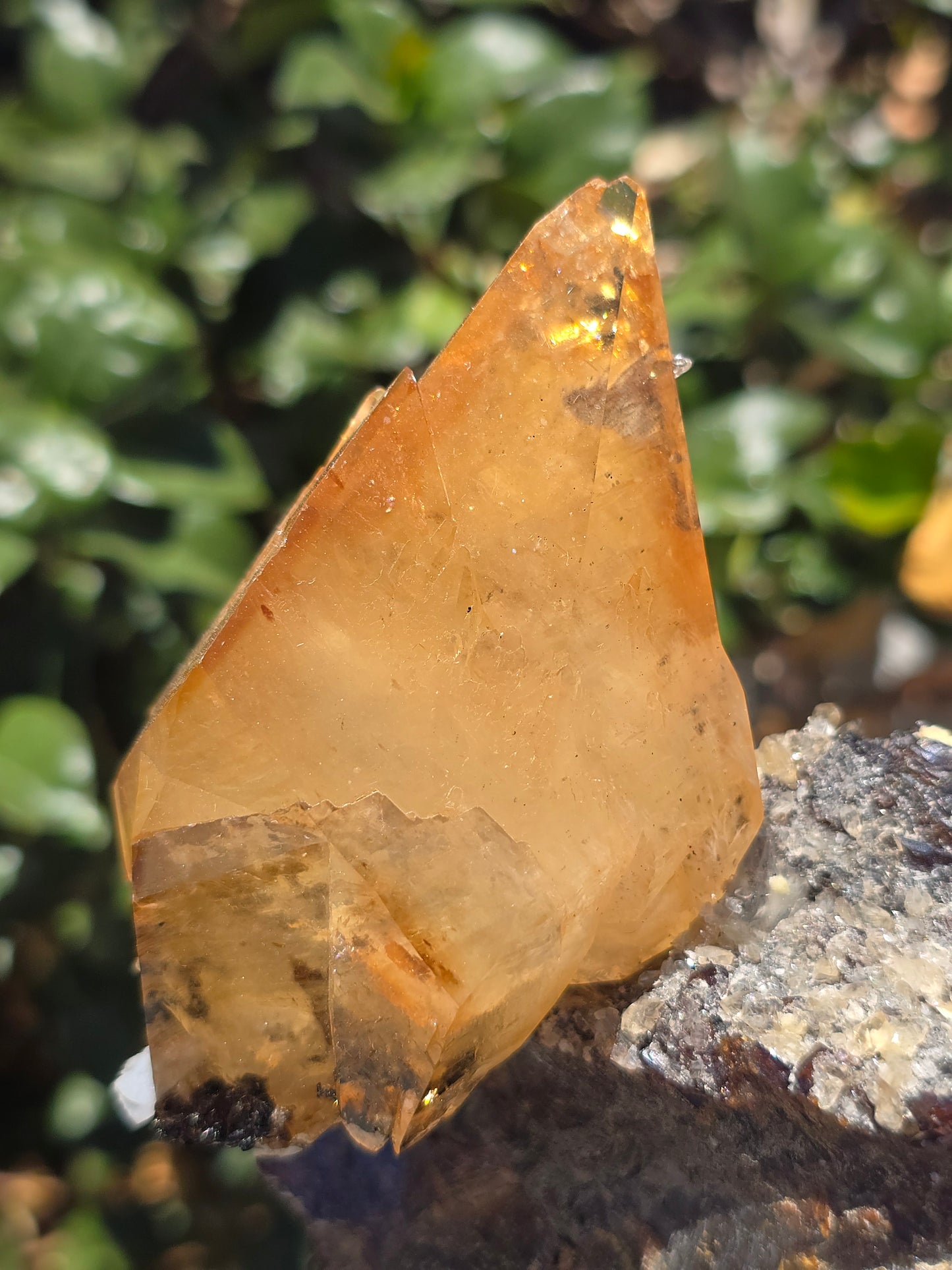 Sphalerite w Calcite from Elmwood Mine Tennessee