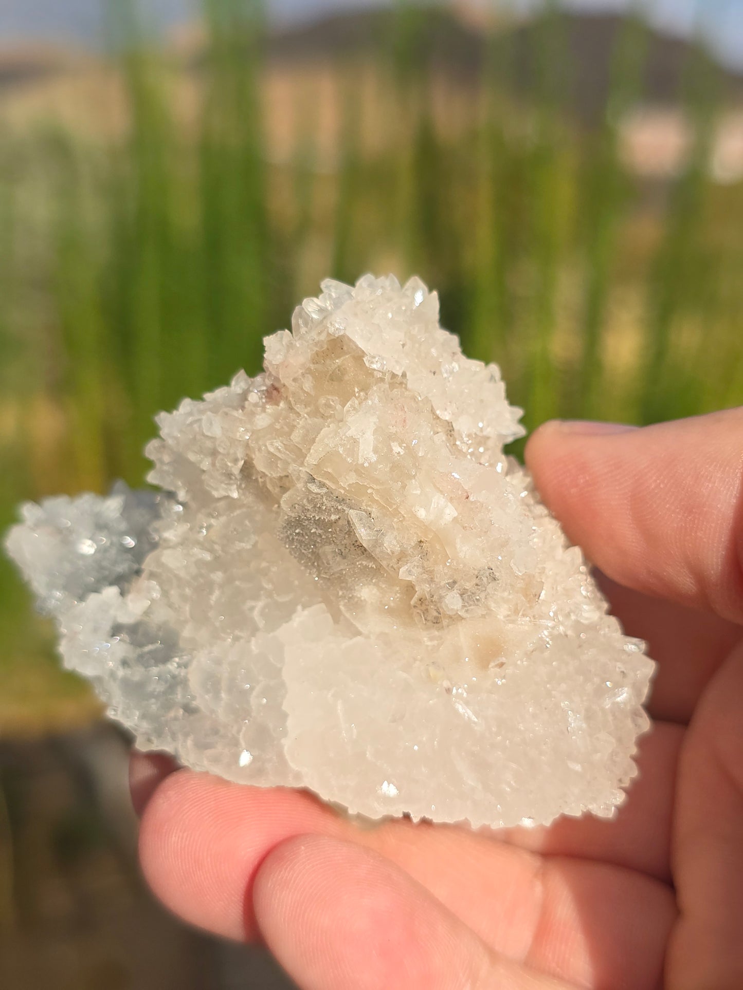 Apophyllite w Calcite India