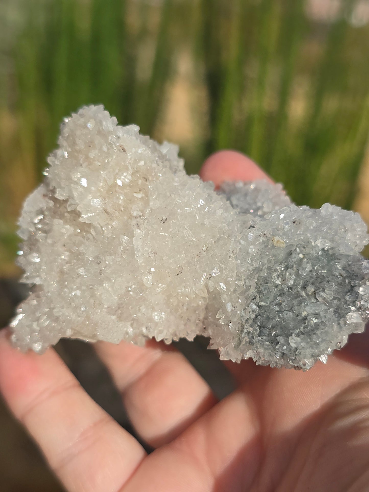 Apophyllite w Calcite India