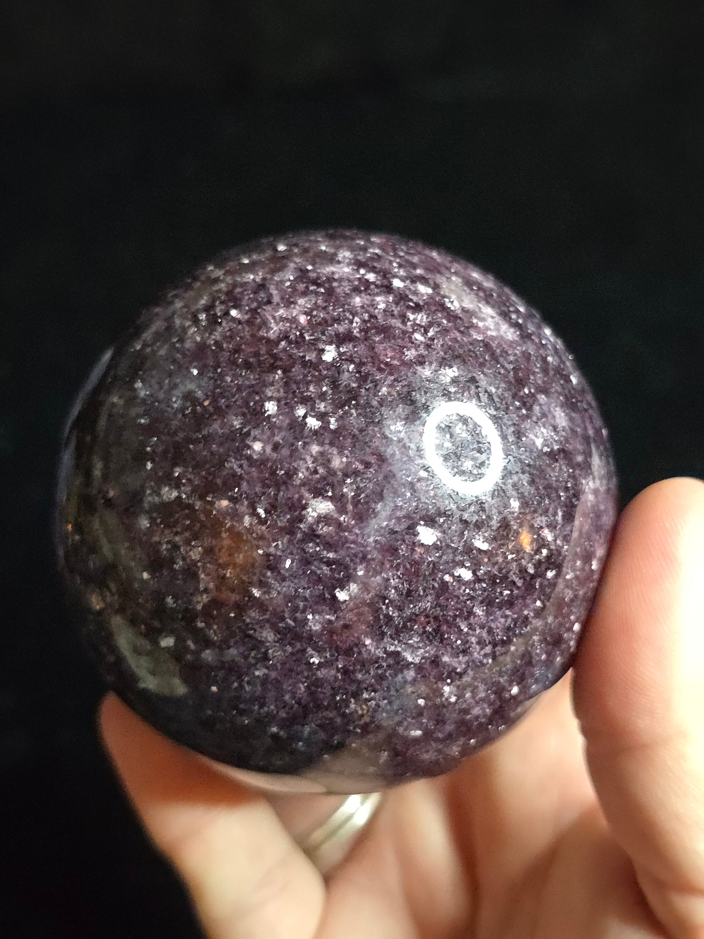 Lepidolite Sphere