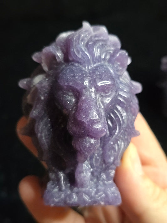 Lepidolite Lion