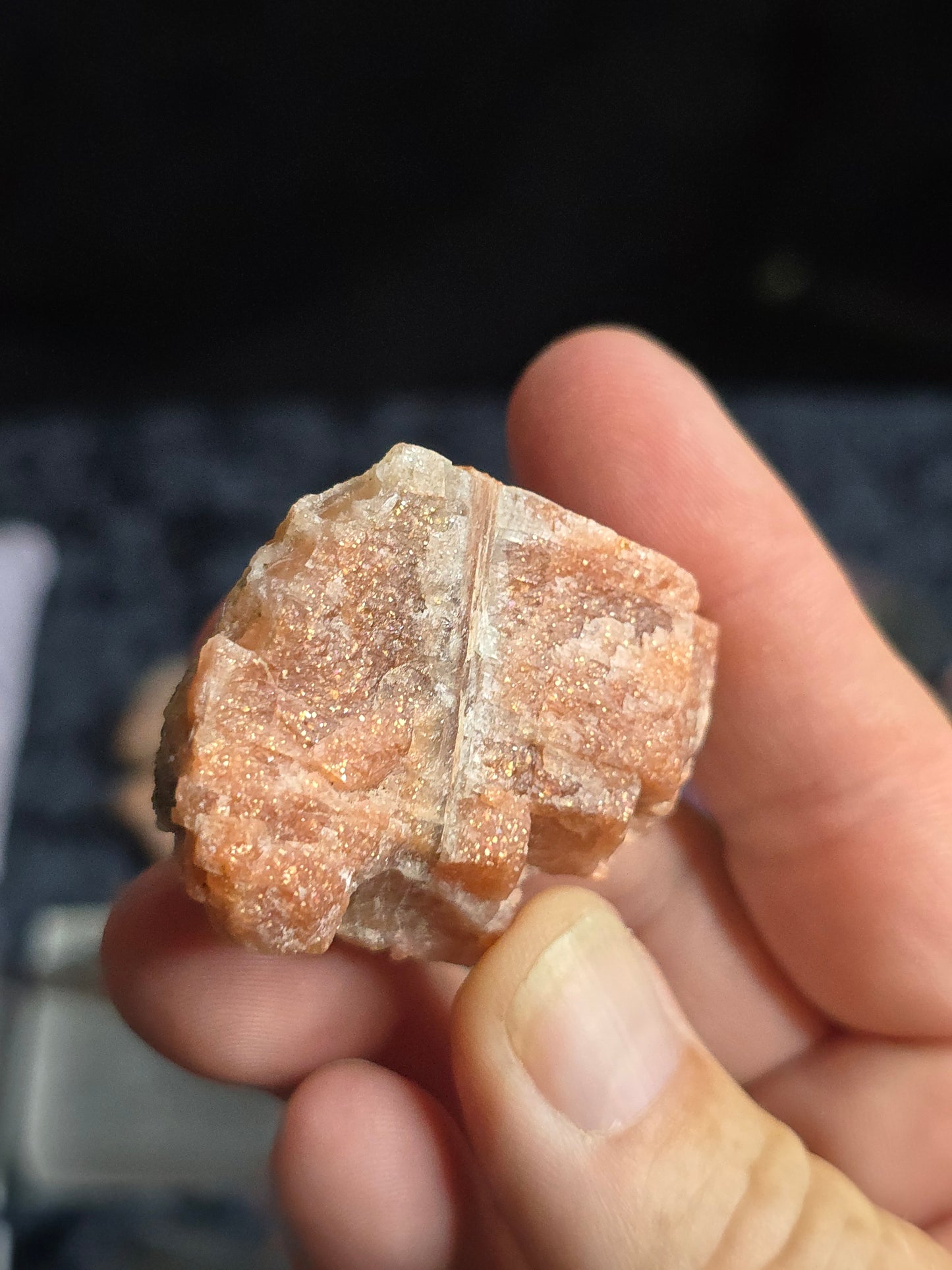 Sunstone raw tumble