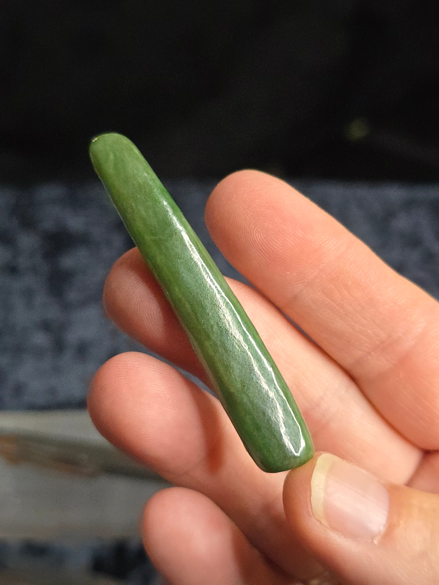 Jade wand from Russia
