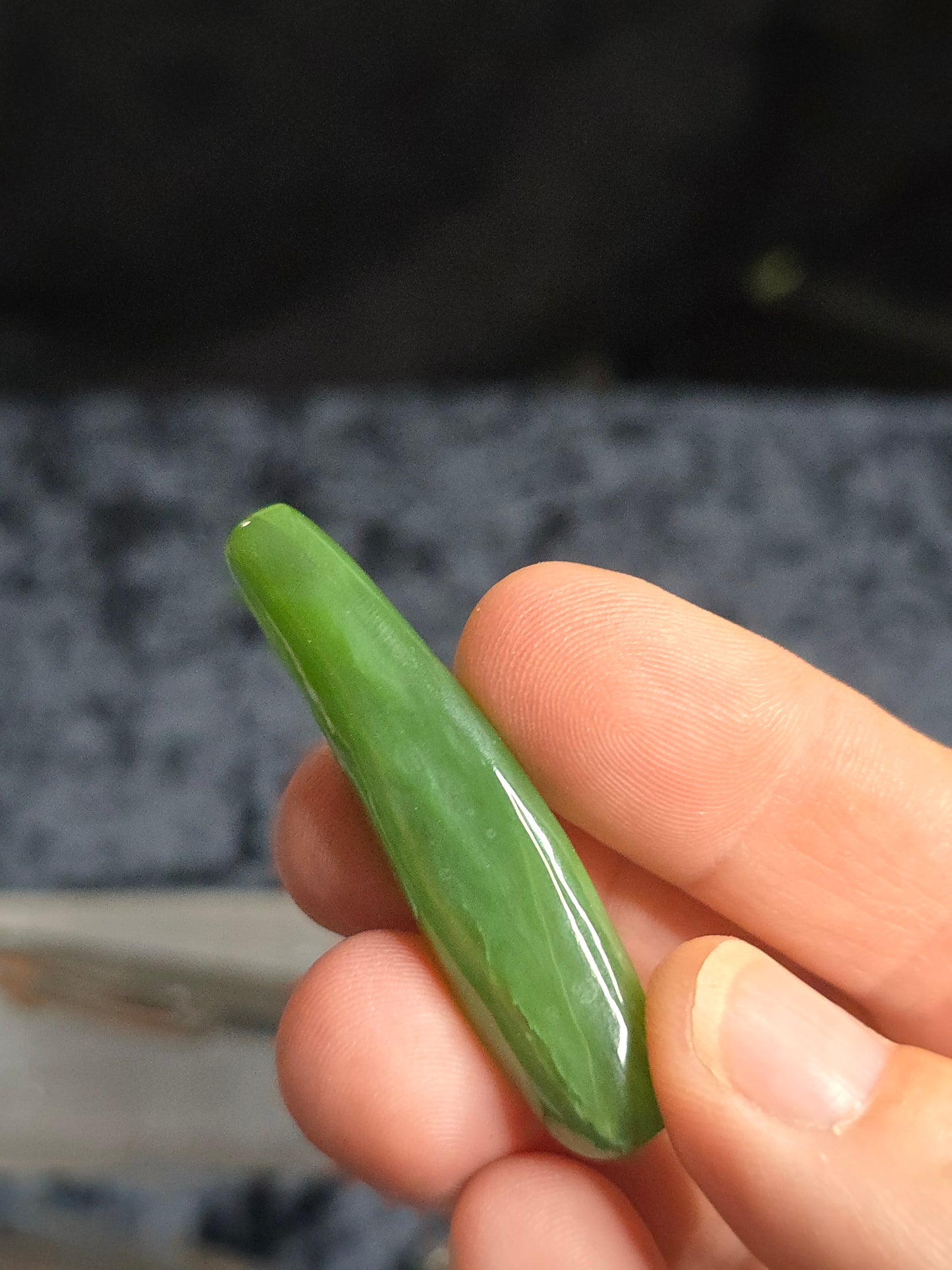 Jade wand from Russia