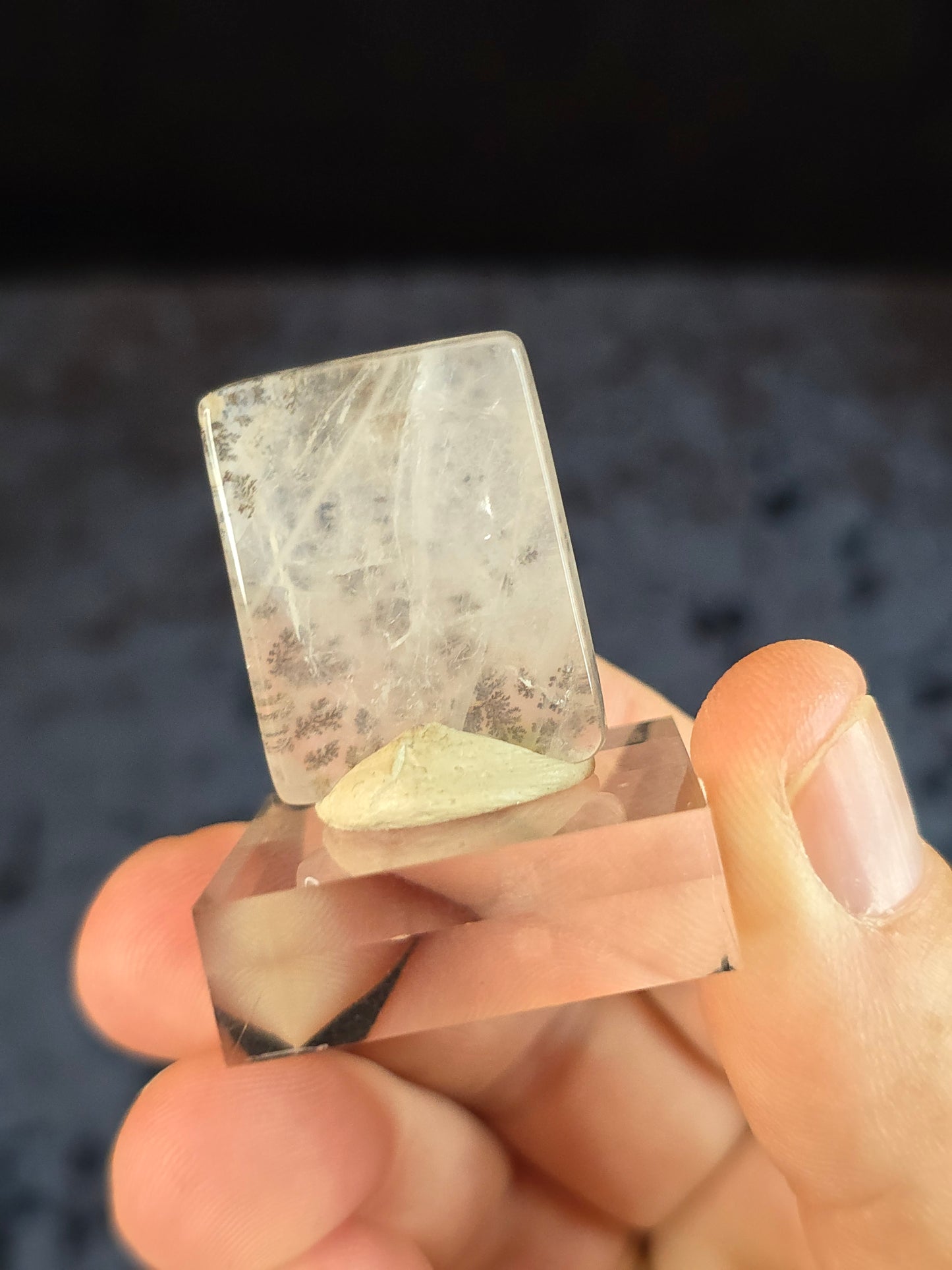 Dendritic Quartz Cabochon