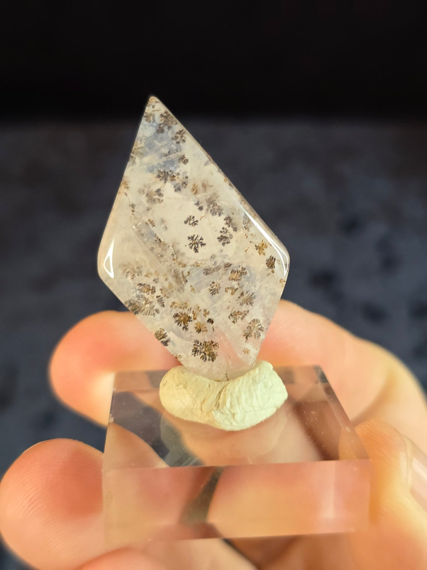 Dendritic Quartz Cabochon