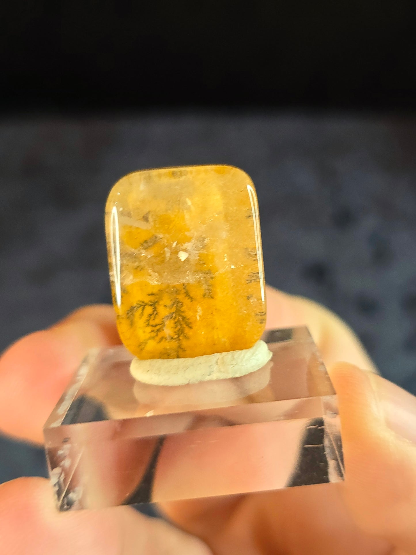 Dendritic Quartz Cabochon