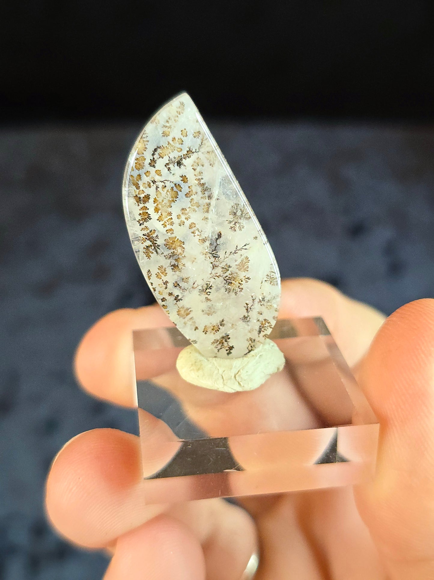 Dendritic Quartz Cabochon