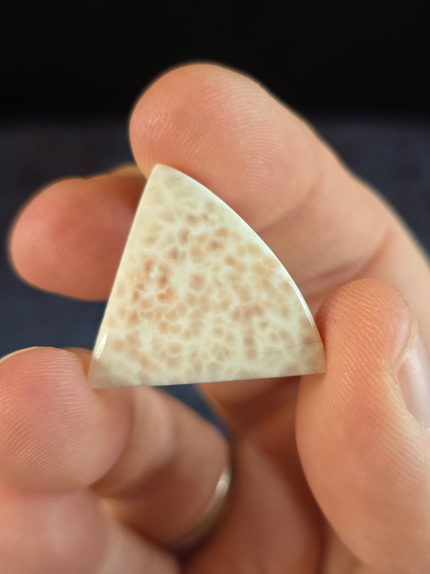 Pink Natrolite Cabochon