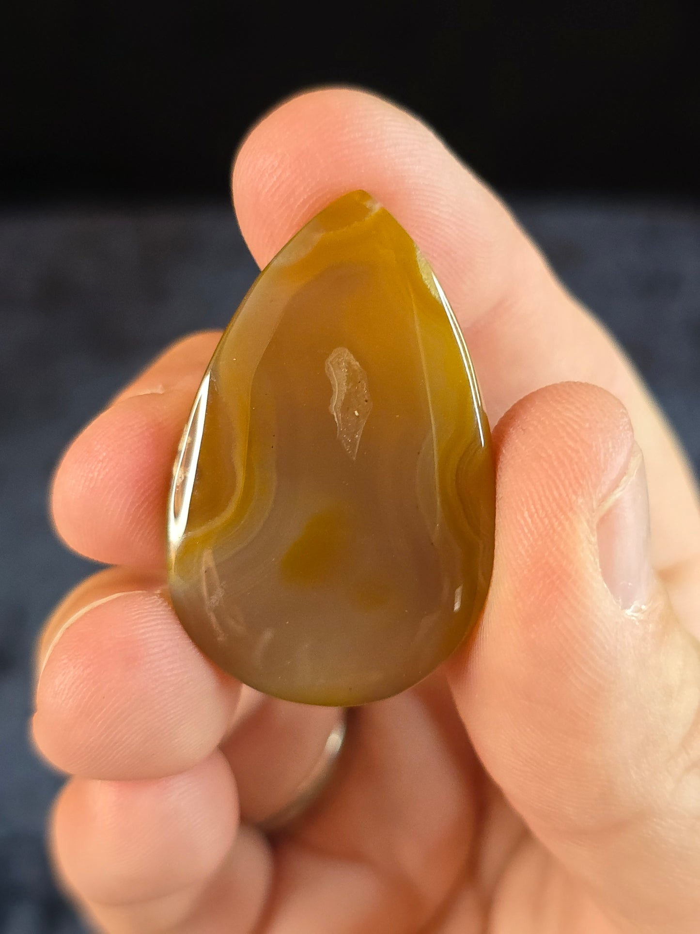 Gobi desert agate cabochon