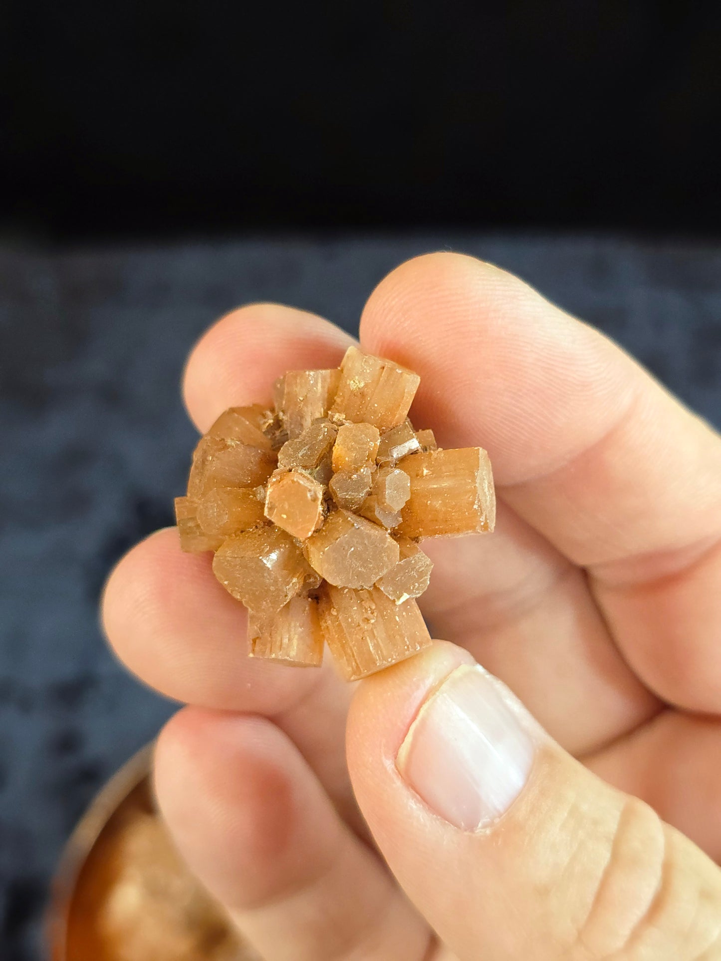 Star aragonite cluster