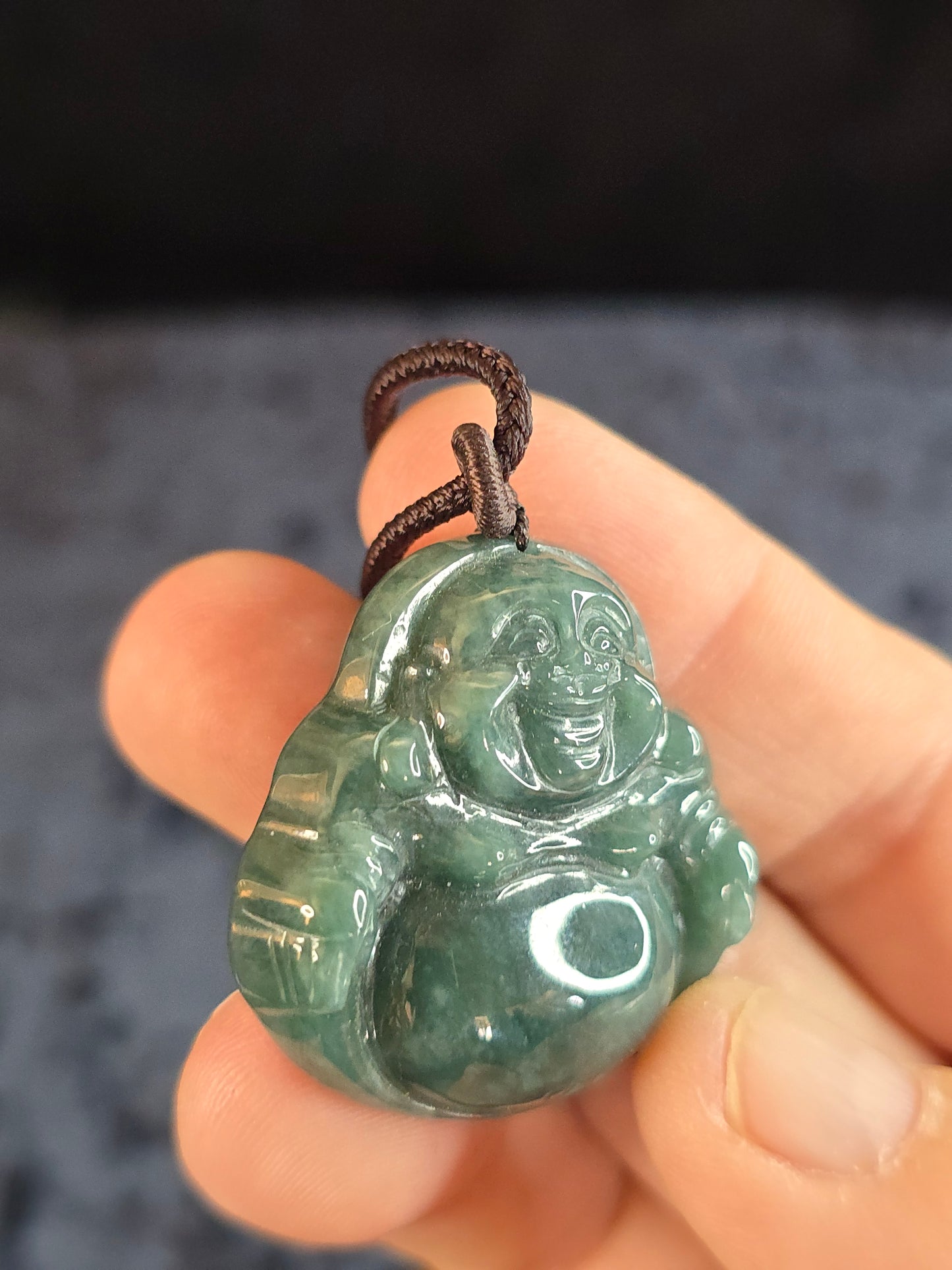 Jade Buddha Pendant