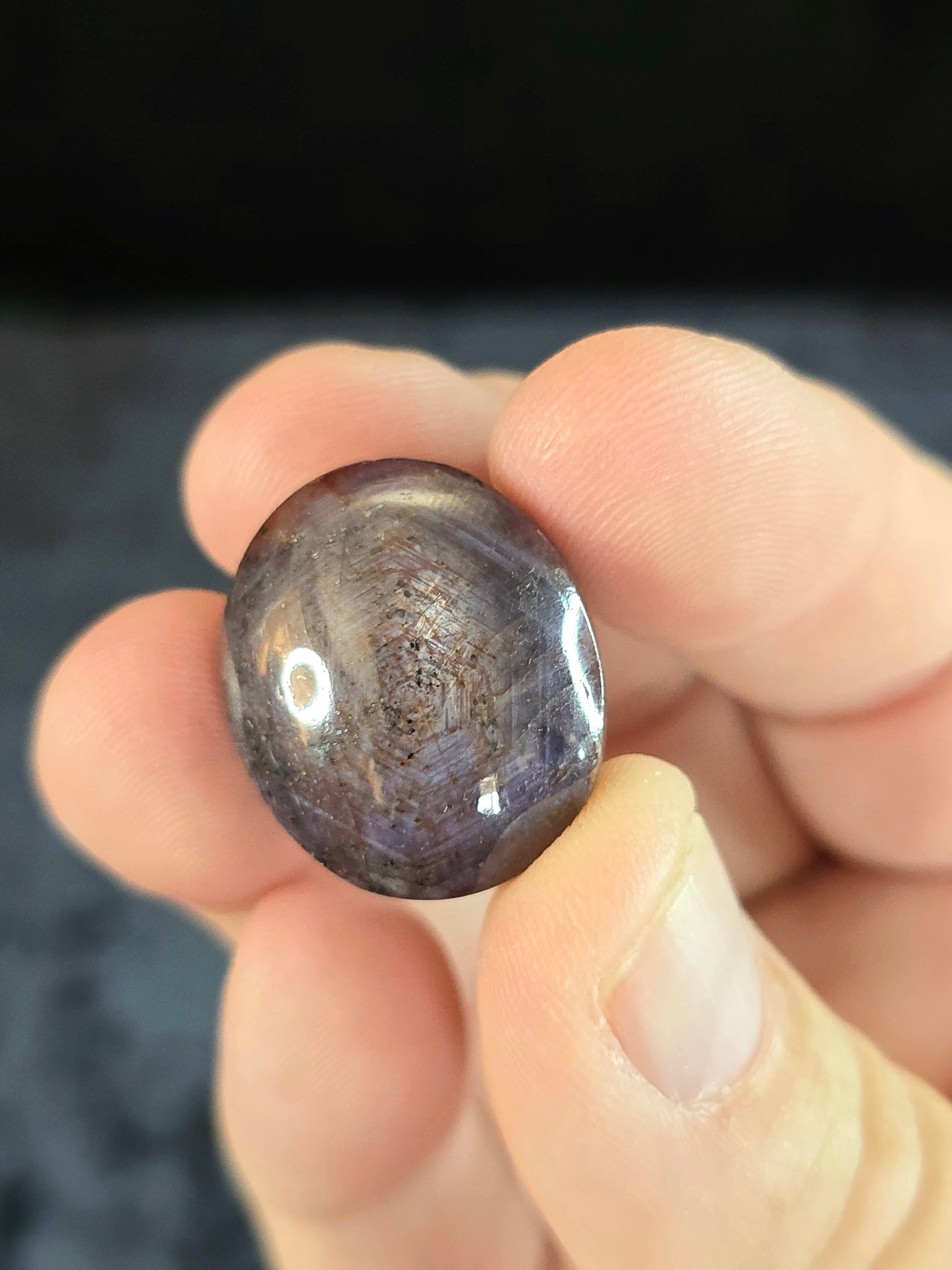 Star Ruby cabochon