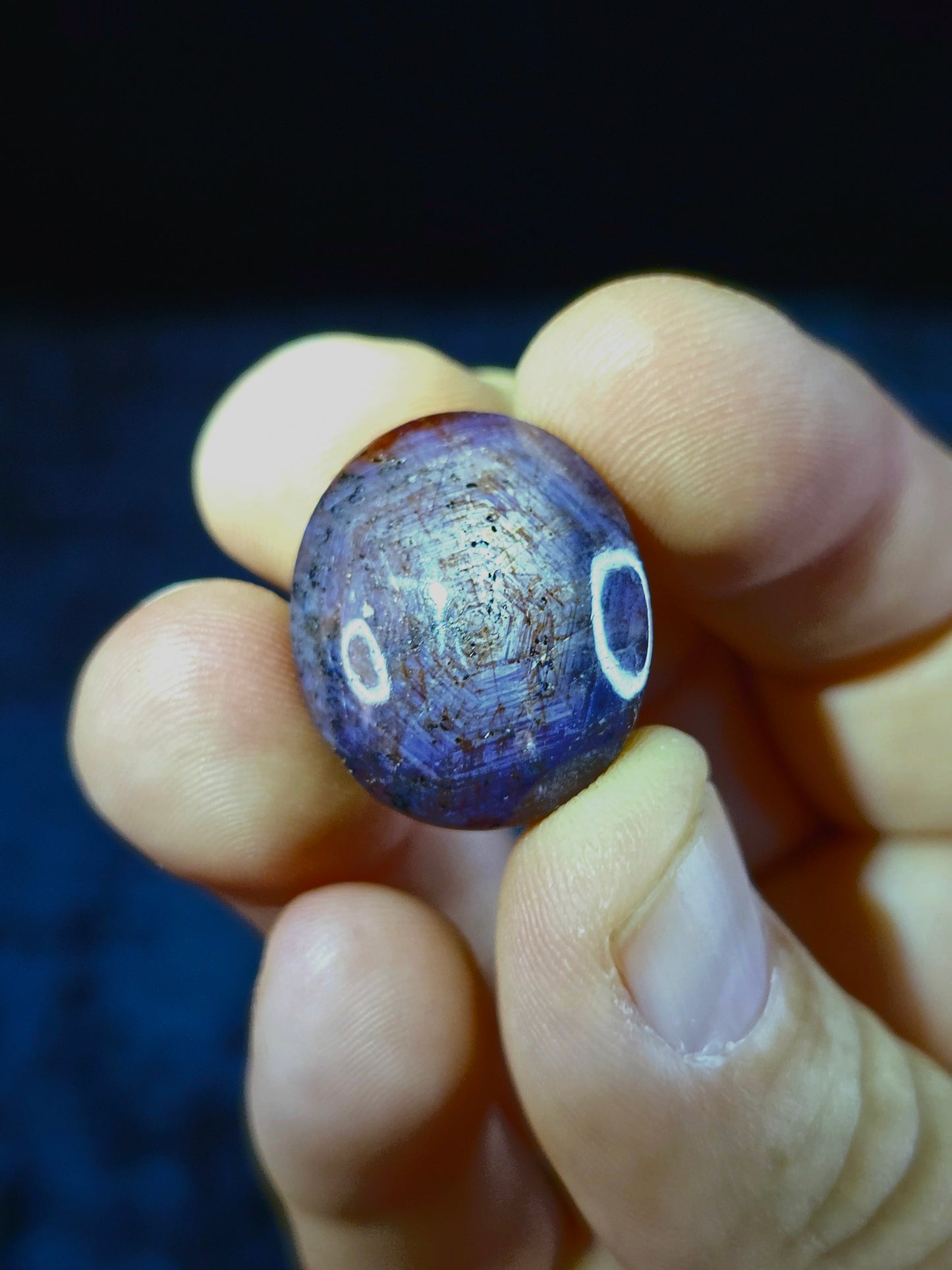 Star Ruby cabochon